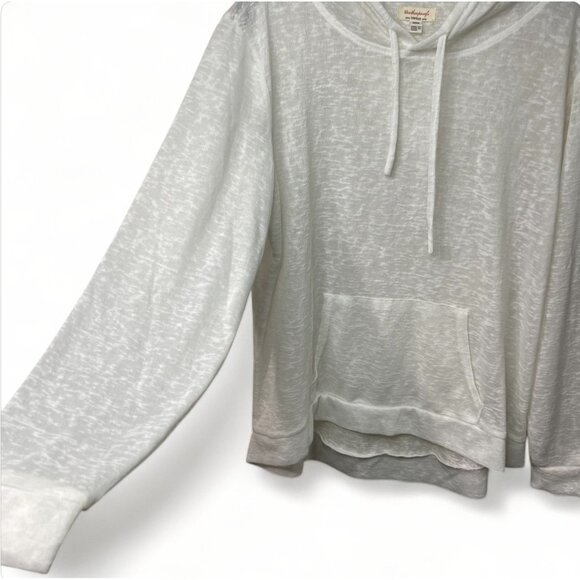 Weatherproof Vintage M/M Cream Polyester Light Sweater Hoodie - Picture 4 of 13